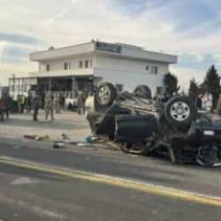 Son dakika... Erdoğan'ın koruma ekibi kaza ge&ccedil;irdi: Bir acı haber daha