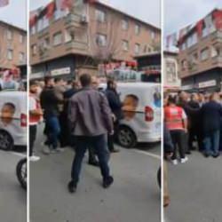 CHP’lilerden Memleket Partisi seçim aracına saldırı! 