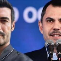 Ünlü oyuncudan tepki çeken 'Murat Kurum' hareketi 