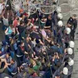 Mesele Filistin değilmiş! Taksim’deki olaylı eylemin arkasından marjinal sol çıktı	