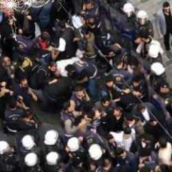 Taksim'de provokasyon: Mesele Gazze değil!