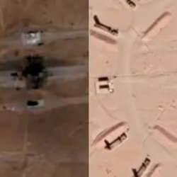 İran dünyanın konuştuğu saldırının uydu görüntülerini yayınladı