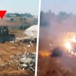 Kassam avlamaya devam: Gazze’nin merkezinde İsrail’in buldozerini uçurdular 