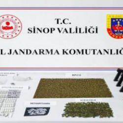 Sinop merkezli 7 ilde uyuşturucu operasyonu düzenlendi: 19 gözaltı