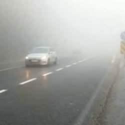 Bolu Dağı'nda sis etkili oldu