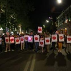 G&uuml;rcistan'da, "yabancı etkinin şeffaflığı" yasa tasarısı karşıtı g&ouml;steride arbede yaşandı