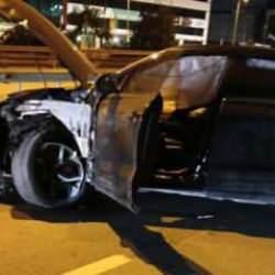 İbrahim Hacıosmanoğlu'nun oğlu trafik kazası yaptı