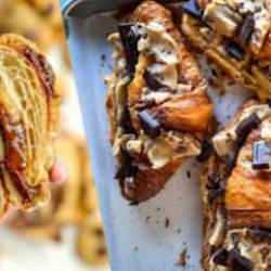 Çay demlenmeden yanına hazır! Viral kurabiyeli kruvasan tarifi, nasıl yapılır?