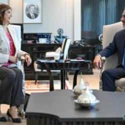 Hakan Fidan, BM Genel Sekreteri'nin Kıbrıs Şahsi Temsilcisi Cuellar ile g&ouml;r&uuml;şt&uuml;