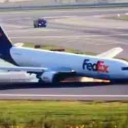 İstanbul'da faciadan d&ouml;n&uuml;ld&uuml;! U&ccedil;ağın iniş takımları a&ccedil;ılmadı