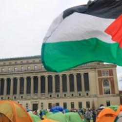 ABD'de Filistin destekçisi öğrencilerden sessiz protesto