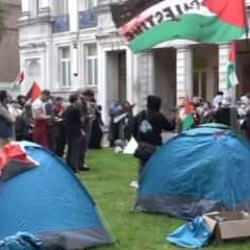 İngiltere'deki üniversiteler de Gazze için ayakta