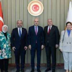 TBMM Başkanı Kurtulmuş, Kosova Bölgesel Kalkınma Bakanı'nı kabul etti