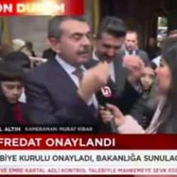 Halk TV'den Bakan Tekin'e büyük saygısızlık! Tepki çeken anlar