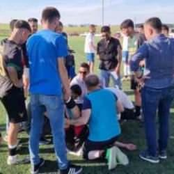 Amatör Ligde korkutan anlar! 2 futbolcu sıcağa dayanamadı