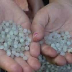 Dolu ile yağmış, &ccedil;akmakla bile erimemişti! İlgin&ccedil; cismin gizemi &ccedil;&ouml;z&uuml;ld&uuml; 