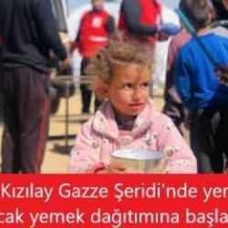 T&uuml;rk Kızılay Gazze Şeridi'nde yeniden sıcak yemek dağıtımına başladı