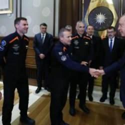 Başkan Erdoğan, Ax-3 Uzay Misyonu mürettebatını kabul etti