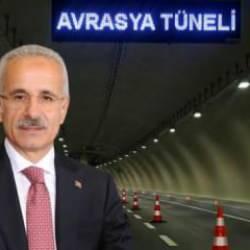 Bakan Uraloğlu açıkladı! Avrasya Tüneli'nde rekor