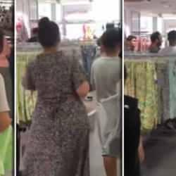 Bursa&rsquo;da akılalmaz g&ouml;r&uuml;nt&uuml;! Son kalan kıyafet i&ccedil;in birbirlerine girdiler