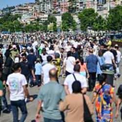 İstanbul'da bayram yoğunluğu