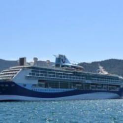 "Marella Discovery" 1695 yolcusuyla Marmaris'e geldi