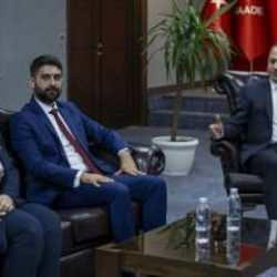 Saadet Partisi'nde siyasi partiler arası bayramlaşma devam etti
