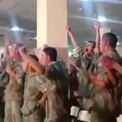 Azerbaycanlı askerlerin Türkiye sevinci!