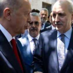 Cumhurbaşkanı Erdoğan, TBMM Başkanı Kurtulmuş'u ziyaret etti