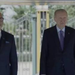 Estonya Cumhurbaşkanı Karis T&uuml;rkiye'de! Cumhurbaşkanı Erdoğan'la ortak basın toplantısı