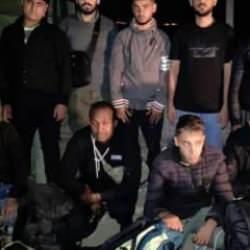 9 kaçak göçmen yakalandı