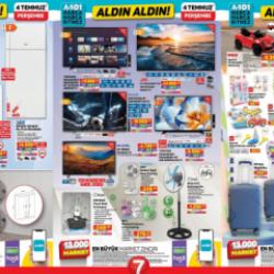 A101 Aktüel 5 Temmuz 2024 Kataloğu Yayınlandı! Vantilatör, su pompası, gardırop, buzdolabı, akülü araba