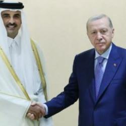 Erdoğan, Al Sani ile görüştü! Yeni tehdide dikkat çekti: İslam dünyası izin vermemeli