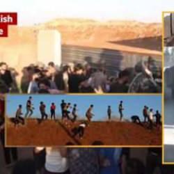 Suriye'de Türk askerlerine saldırı anları