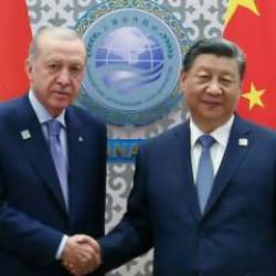 Cumhurbaşkanı Erdoğan, Çin Devlet Başkanı Şi Cinping ile bir araya geldi