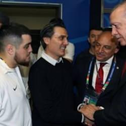 Cumhurbaşkanı Erdoğan'dan Montella'ya destek