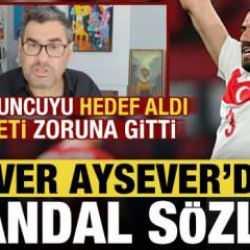 Enver Aysever, Merih Demiral'i hedef aldı! Hareketi zoruna gitti, skandal s&ouml;zler....