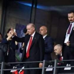 Heyecan dorukta: Başkan Erdoğan millilere destek i&ccedil;in Almanya'da!