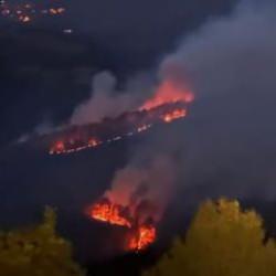 Kastamonu'da yıldırım d&uuml;şmesi sonucu orman yangını &ccedil;ıktı