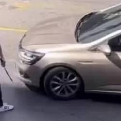 &Uuml;mraniye'de korku dolu anlar! Samuray kılıcıyla ter&ouml;r estirdi