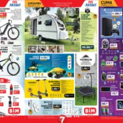 BİM 12 Temmuz 2024 Kataloğu Yayınlandı! Çekme karavan, deniz scooter, trambolin, elektrikli bisiklet