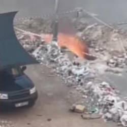 Mardin'de elektrik hattı yeraltına indirildikten sonra şiddetli şekilde patladı