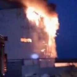 Silivri'de fabrika yangını