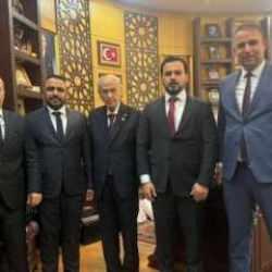 Bahçeli, Suriye Türkmen heyetini kabul etti
