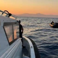 Dalaman açıklarında 24 düzensiz göçmen kurtarıldı