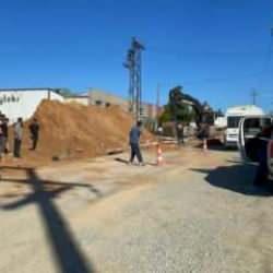 Yağmur suyu hattı &ccedil;alışmaları sırasında g&ouml;&ccedil;&uuml;k: 1 &ouml;l&uuml;, 2 yaralı