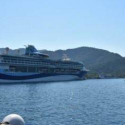 Yolcu gemisi Marella Discovery, Marmaris'e geldi