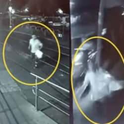 Fatih'te tramvayın çarptığı adam öldü; o anlar kamerada