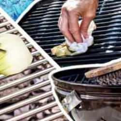 Lezzetli mangal deneyimi için ilginç bir tavsiye: Soğanla mangal ızgarası temizliği!
