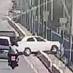 Seyhan Baraj Gölü'ne uçan ailenin kaza görüntüleri ortaya çıktı